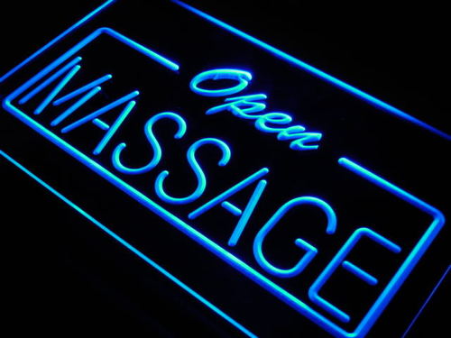 OPEN Massage Shop Lure Business Neon Light Sign